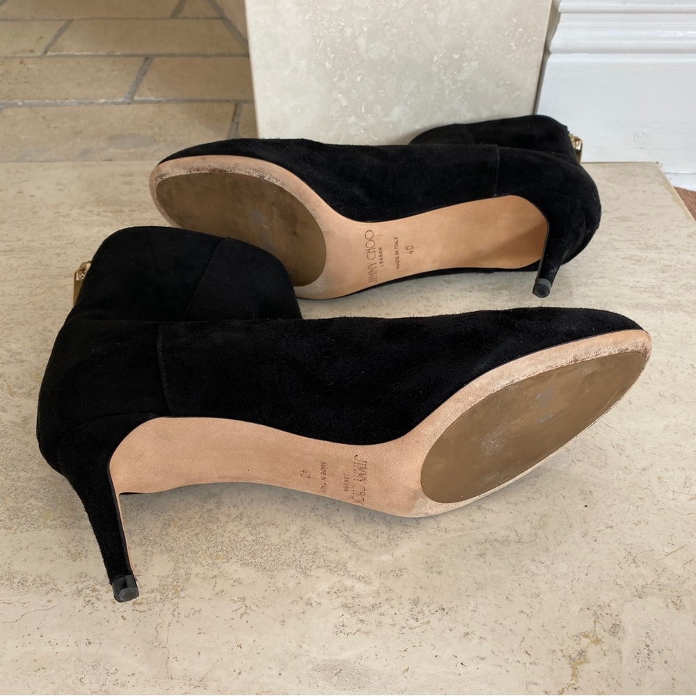 Jimmy Choo Black Ankle Boots - Picture 3 of 7